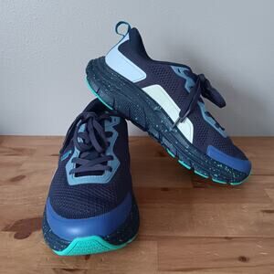 Vionic Women's Walk Max Knit Sneakers Magnolia Navy Size 9 Wide Shoes Sneakers